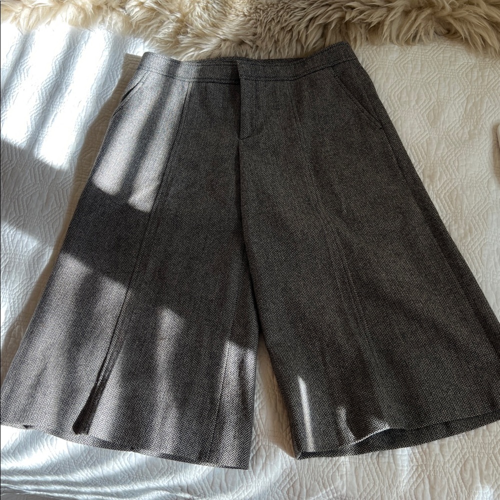 Gucci Wool Culottes in Herringbone - 40 (4) - Picture 2 of 6
